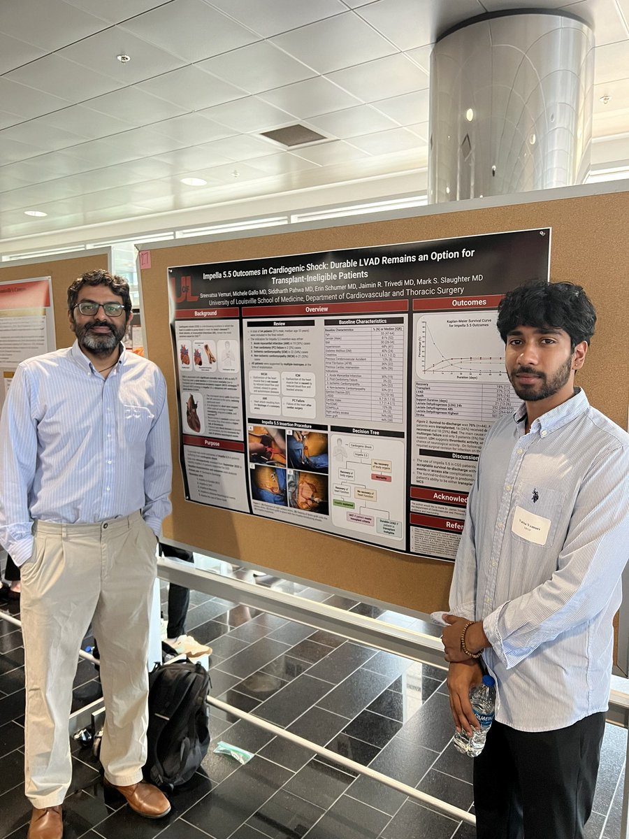 UofL_cts's tweet photo. @uofl student Vemuri Vatsa presented his poster at #srop event under guidance of @ Dr. @jaimtriv. https://t.co/uJe3cbheVL