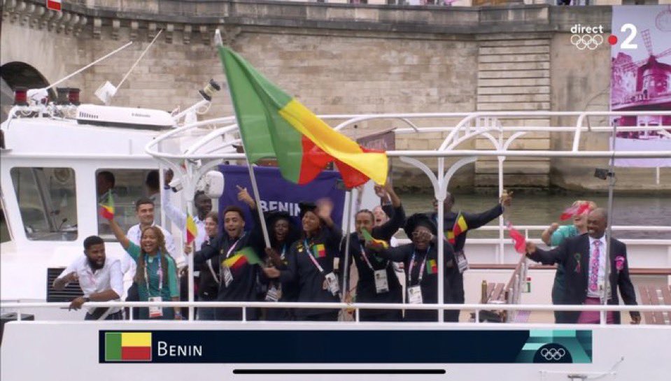 Ils sont LÀ ! 🇧🇯🇧🇯🇧🇯 #Paris2024