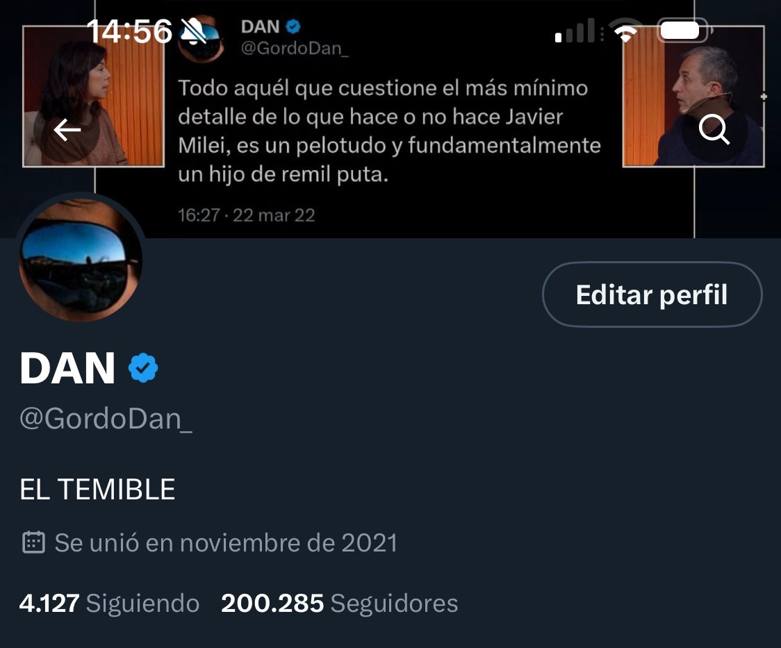 Che recién me doy cuenta que después de aproximadamente 35 cuentas bajadas desde que arranqué en esta cloaca, llegué a los 200 mil seguidores

Muchas gracias gordos con sida