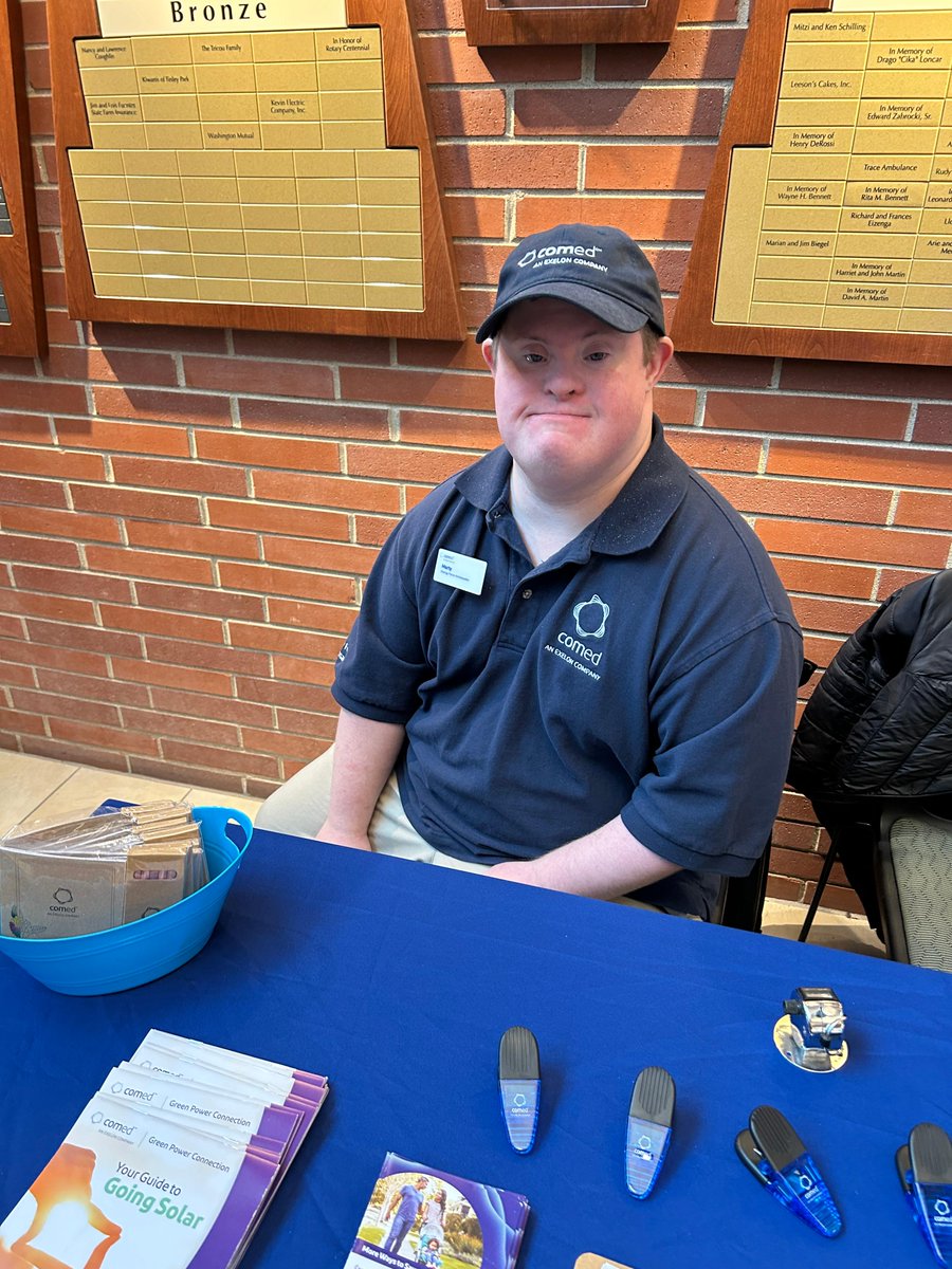 ComEd's tweet photo. This #DisabilityIndependenceDay, we're highlighting Martin, one of our energy force ambassadors, who recently shared his #DayInTheLife with us, along with his favorite memories sharing #EnergyEffiency with #OurCommunities. https://t.co/ejKR4jO6bH