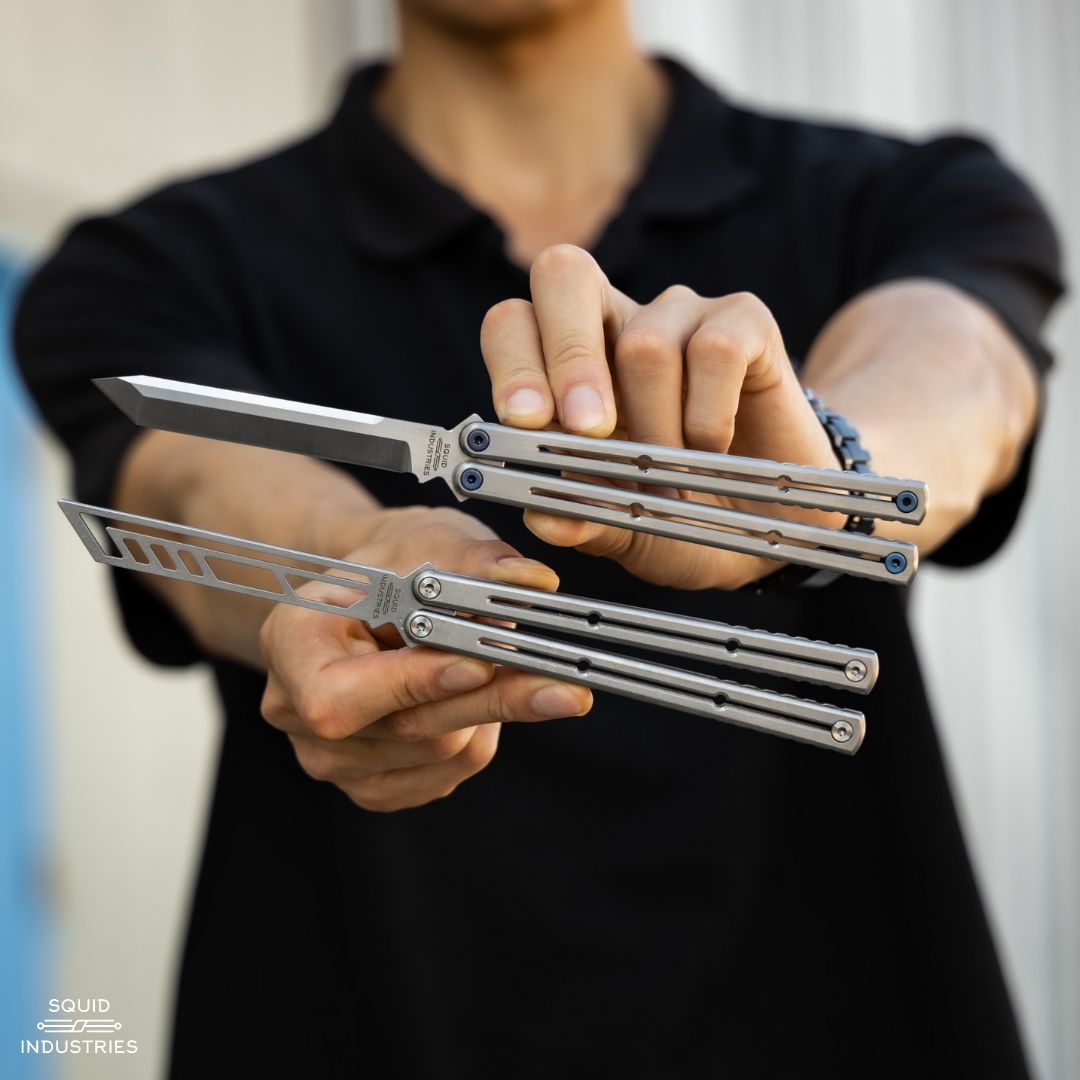 SquidIndustries's tweet photo. Titanium Krake Rakens are here! Different models will be available on both Squid Industries and Squid Industries Knives.

https://t.co/B0LAWHYybi

https://t.co/cHnl9W8XTC https://t.co/ghwLimd9Mn