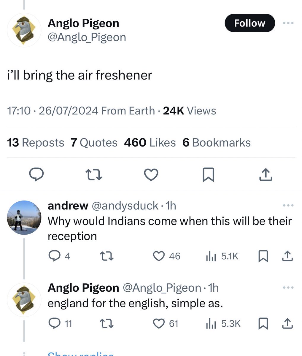 Any Indians supporting Tommy Robinson please stop embarrassing yourself. 
His followers hate you as they hate anyone who’s not white. 
Stop embarrassing yourself