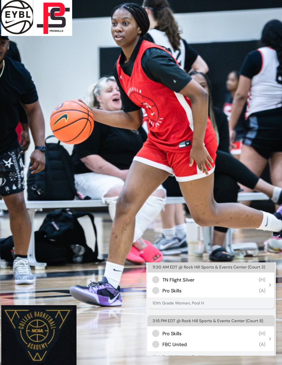 Patience (B) Simmons (@pbs_buckets) on Twitter photo Looking forward in playing my last tournament for the season and bringing home the W with my teammates.
It’s been great! Shout out to my teammates <a href="/ProSkillsBball/">Pro Skills Basketball</a> 🖤❤️16U EYBL.<a href="/EarlRooks4/">Earl Rooks</a>
<a href="/bballjkey/">Jason Key</a> <a href="/niketoc/">Nike Tournament of Champions</a> <a href="/PGHTexas/">Prep Girls Hoops Texas</a> <a href="/LSHS_BBall/">Lone Star Basketball</a> 💙🤍
Headed to the 2024 NCAA
Women's CBA in Rock Looking forward in playing my last tournament for the season and bringing home the W with my teammates.
It’s been great! Shout out to my teammates <a href="/ProSkillsBball/">Pro Skills Basketball</a> 🖤❤️16U EYBL.<a href="/EarlRooks4/">Earl Rooks</a>
<a href="/bballjkey/">Jason Key</a> <a href="/niketoc/">Nike Tournament of Champions</a> <a href="/PGHTexas/">Prep Girls Hoops Texas</a> <a href="/LSHS_BBall/">Lone Star Basketball</a> 💙🤍
Headed to the 2024 NCAA
Women's CBA in Rock