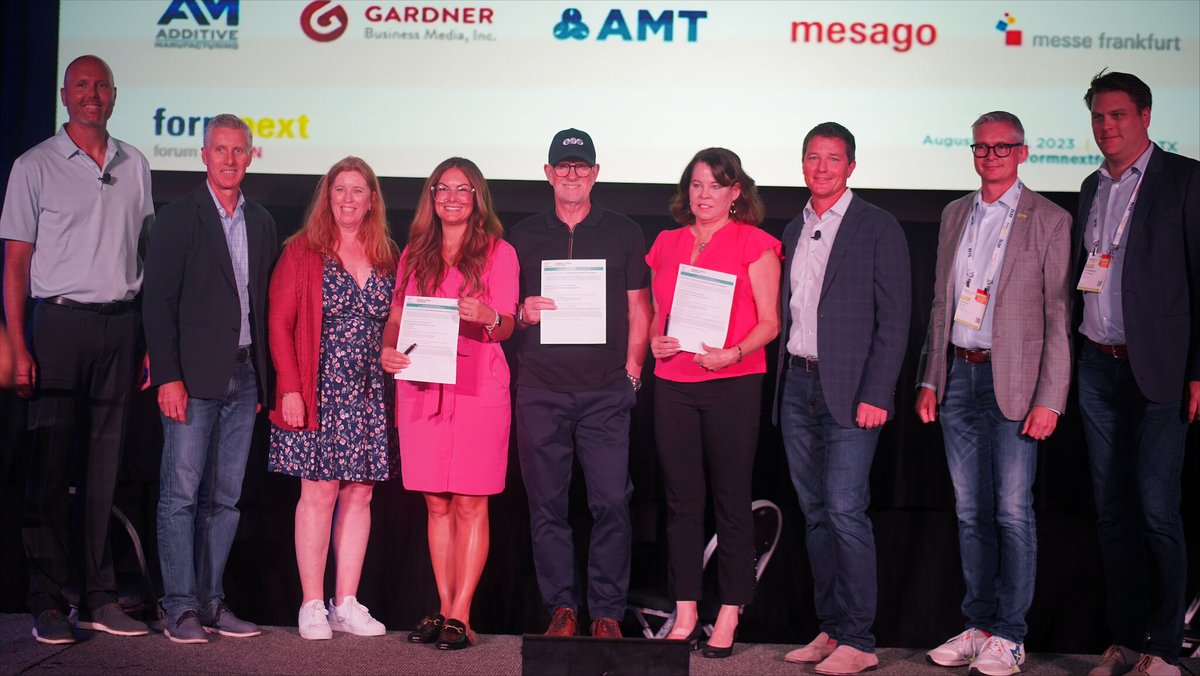 FormnextChicago's tweet image. Today&apos;s #fbf is brought to you by Formnext Forum Austin 2023. Where our original Founders Club members- @Formalloy, @EOS3DPrinting and @MazakCorp-sign up to exhibit at Formnext Chicago! We can&apos;t wait to see them together again, this time on the show floor in about 9 months!