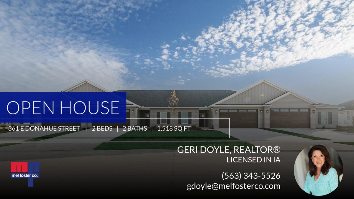 OPEN HOUSE SUNDAY NOON - 2:00
Interested in this property? Attend the upcoming open house and decide if it's the home for you! homeforsale.at/361_E_DONAHUE_…