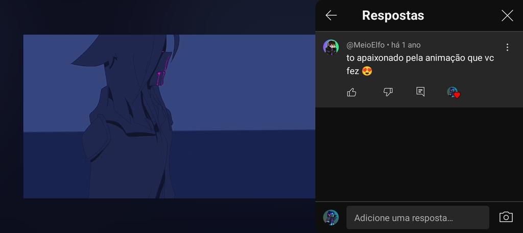 Tava vendo meus vídeos antigos pq minha lore com o Rh e o início do Salazar foi nesse vídeo(especificamente aq youtu.be/vaQGcBFv9-I?si…)

Mas aí eu fui ver os comentários e..

MANO, O MEIO ELFO TINHA COMENTADO NO MEU VIDEO FALANDO JUSTAMENTE DA MINHA ANIMAÇÃO AAAHHHH

Obg Elfo!!🥹