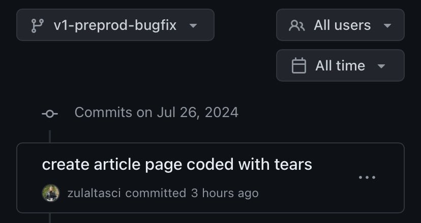 Commit mesajı dediğin böyle olmalı