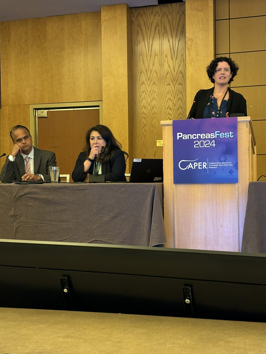 Fantastic talk by <a href="/lauradelongwood/">Laura DeLong Wood</a> at #pancreasfest2024 <a href="/CAPERpancreas/">CAPER</a> highlighting her recent work. 

Guys, we probably all have KRAS-mutant PanINs. Lots of them. Tons of exciting questions to follow up.

Now to find out why we don’t all get KRAS-mutant PDAC. Ready….go!