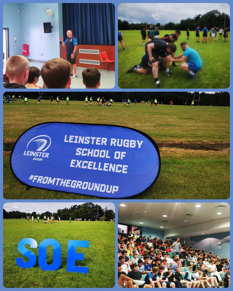 End of Act 2: 
Fantastic finish to Week 2 at <a href="/LeinsterBranch/">Leinster Domestic</a> School of Excellence in <a href="/Kings_Hospital/">The King's Hospital</a>.
We had some incredible guest speakers in during the week and all skills learned from this week on show today for the games!! #FromTheGroundUp #LeinsterSOE