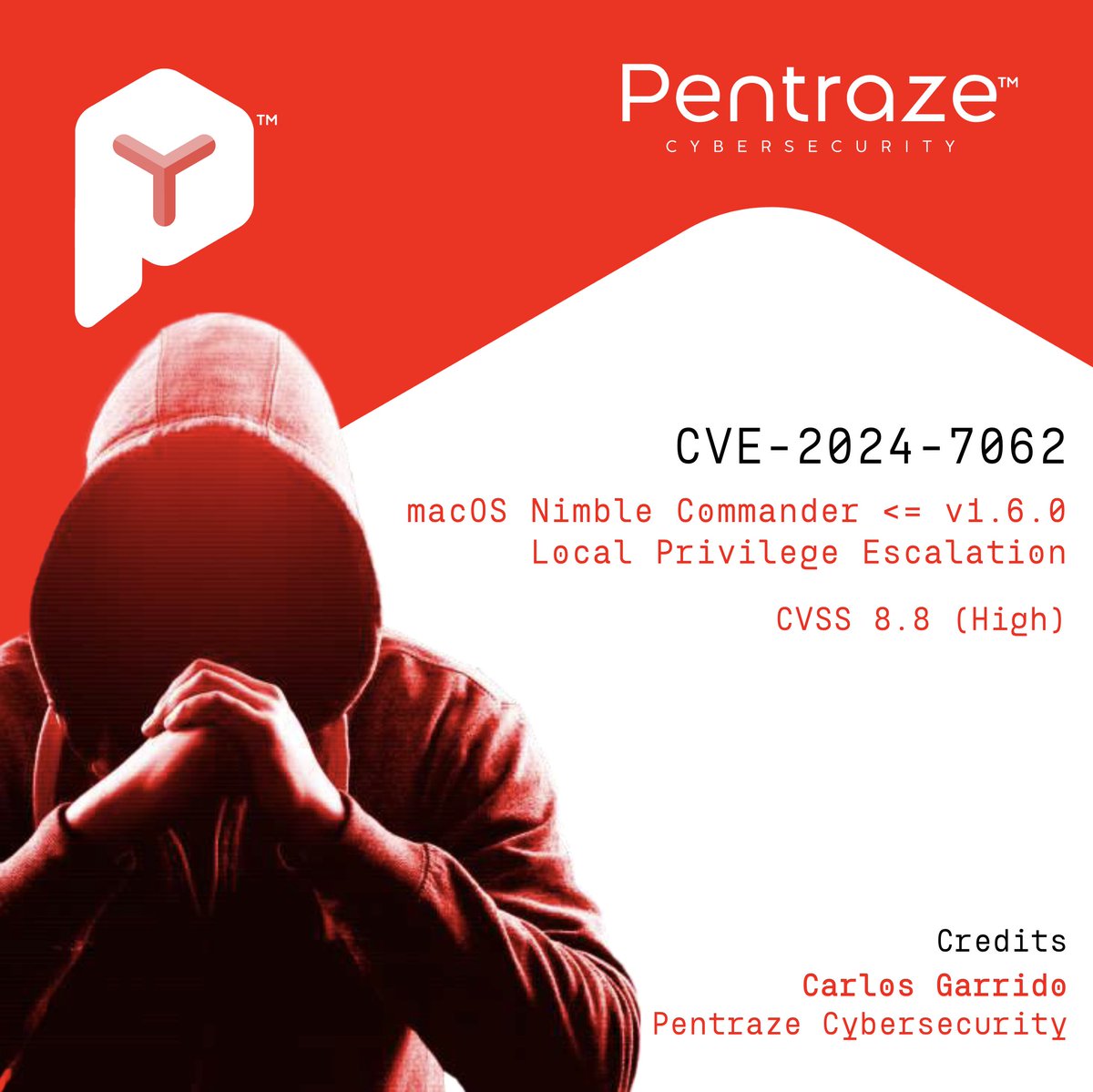 Carlos Garrido (<a href="/H0udini_13/">Carlos Garrido</a>) of Pentraze Cybersecurity's research team, has discovered a critical zero-day vulnerability in the macOS application Nimble Commander, identified as CVE-2024-7062. Details about the vulnerability are available here: pentraze.com/vulnerability-…