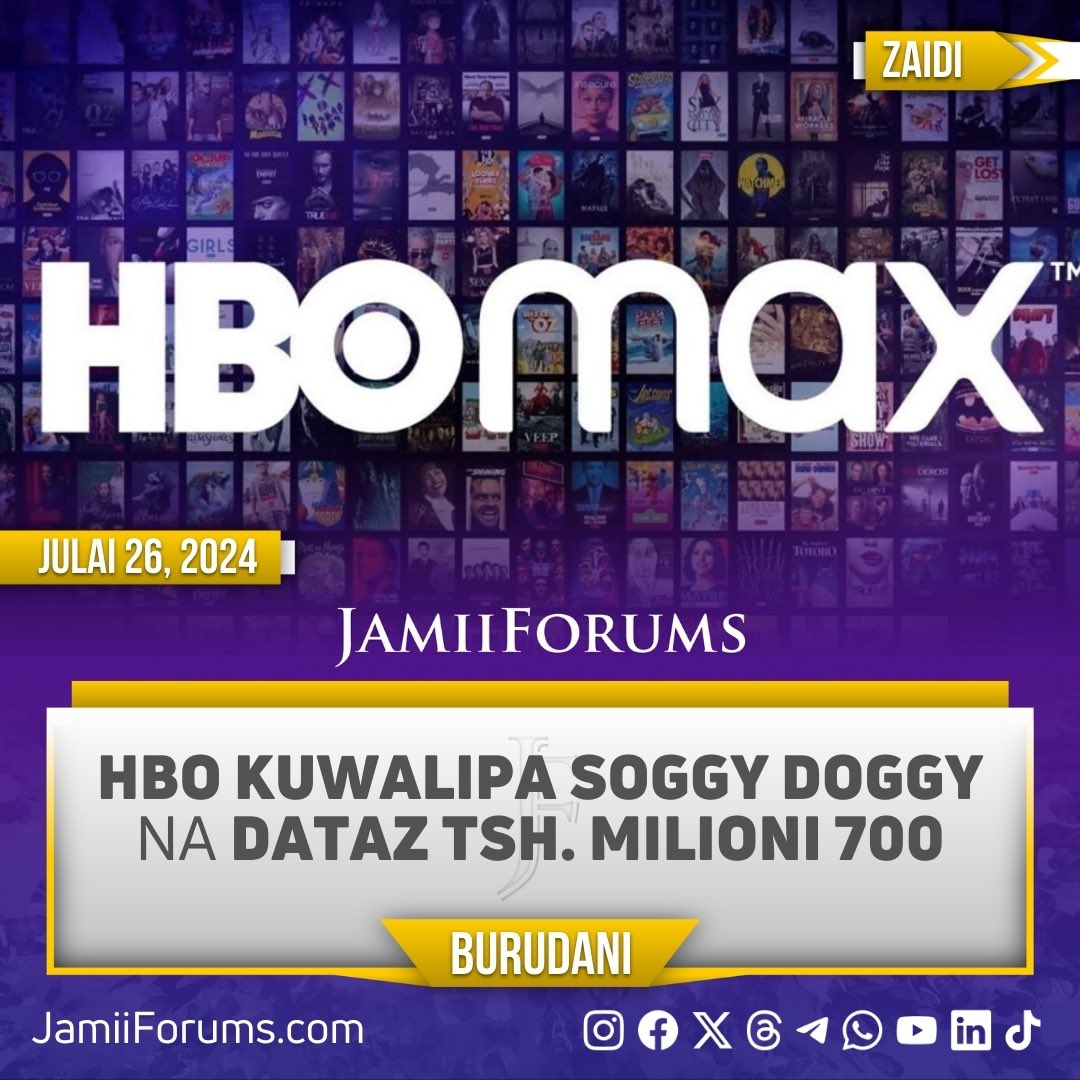 JamiiForums's tweet photo. BURUDANI: Mahakama kuu ya Tanzania, Kanda ya Dar es Salaam imetoa hukumu kwa Kampuni ya Home Box Office (#HBO) kuwalipa Tshs. Millioni 700 Wasanii wa #BongoFleva, #SoggyDoggy na #Dataz kwa kutumia wimbo wao wa 'Sikutaki Tena' katika filamu ya "Sometimes in April"
#IdrisElba ni miongoni mwa Wasanii waliocheza Filamu hiyo
Wimbo wa 'Sikutaki Tena' ulitoka Mwaka 2000 chini ya Mtayarishaji Enrico
Soma https://t.co/eE7WYhUPGu
#JamiiForums #JFEntertainment #Social Justice