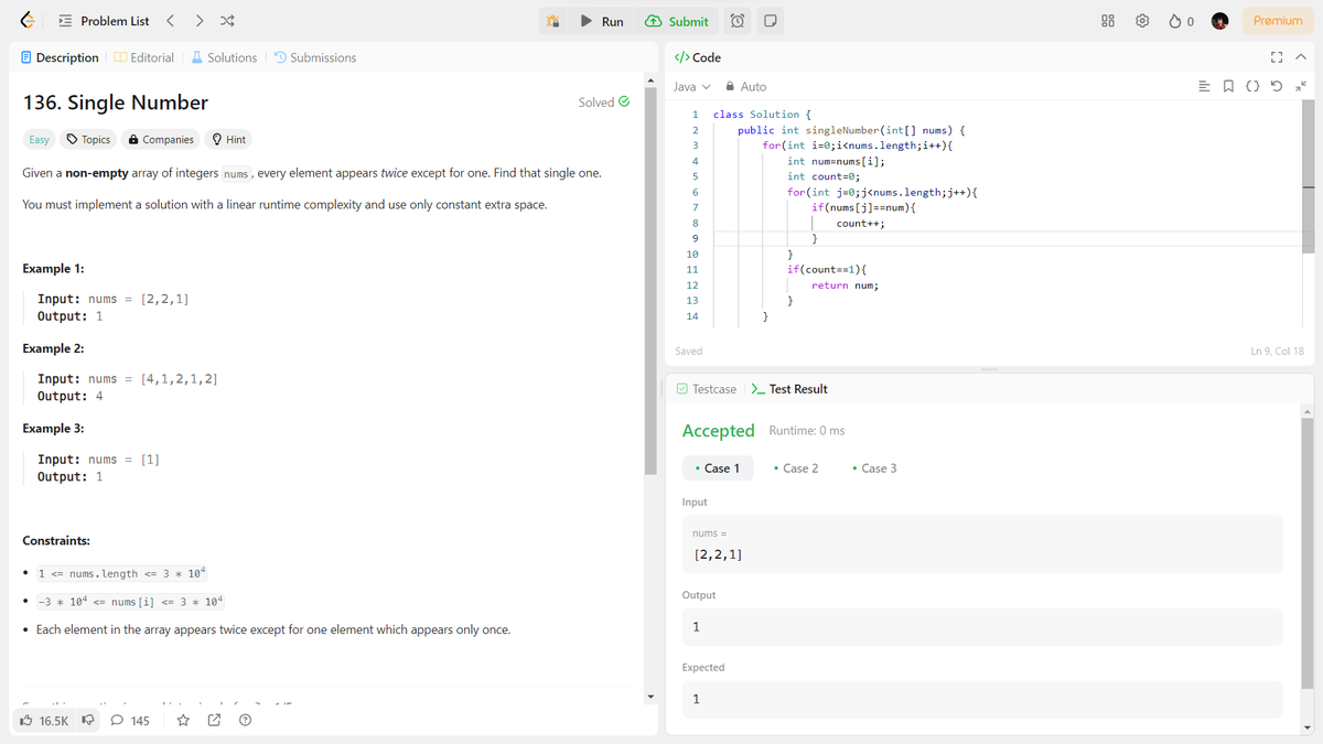 bh_fsdev's tweet image. 🌟Day 5 DSA Progress Update! 📷 Started with Striver's A2Z DSA Sheet Topic Cover
1. Missing Number
2. Max Consecutive Ones
3.Single Number
💻code(lnkd.in/dSiDEz2e)
#DataStructures #CodingInProgress #technologies