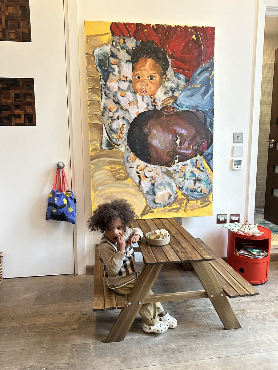 _teoni's tweet photo. “for beau, from oni” (2024)
100 x 150cm
oils &amp; oil pastels on cotton canvas https://t.co/wT5DgJ8LGn