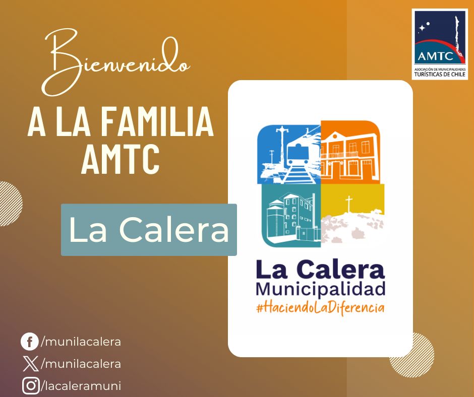 Felicitamos a la Municipalidad de La Calera ser parte de la familia AMTC!!!

Bienvenidos 🥳🥳🥳

<a href="/MuniLaCalera/">MuniLaCalera 🇨🇱</a>  👏👏👏