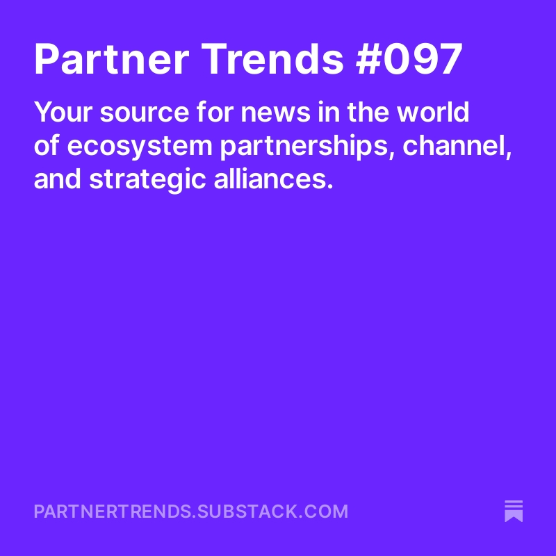 The latest edition of Partner Trends is now available!

 Subscribe for free to stay up-to-date on the latest #partnerships and partner program announcements.

open.substack.com/pub/partnertre…