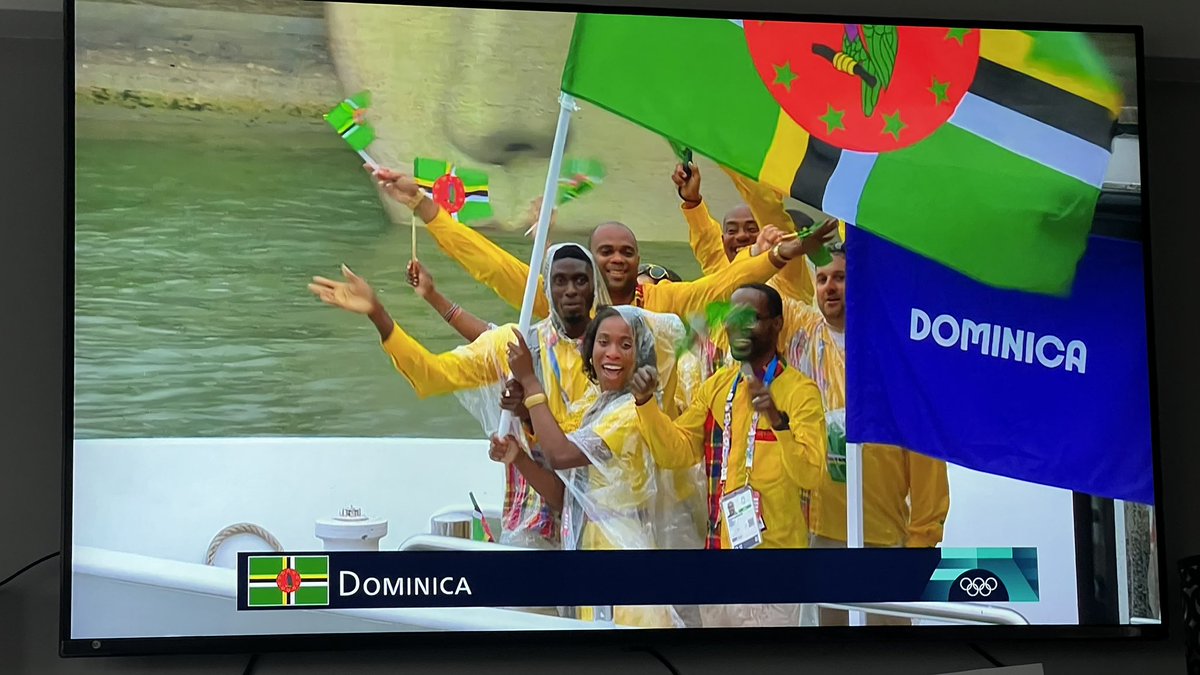 #Dominica representing at the <a href="/Olympics/">The Olympic Games</a> 🇩🇲🇩🇲🇩🇲