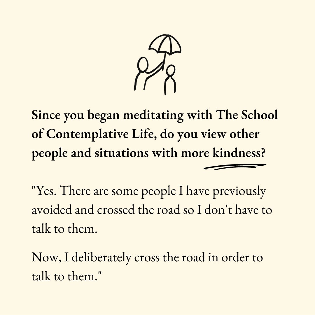 Over the next few weeks, we will be sharing some of what new and longer-term meditators in our practice community have said about how meditation is impacting their lives. 

91% of people surveyed said that being part of the community helps them sustain a regular practice.