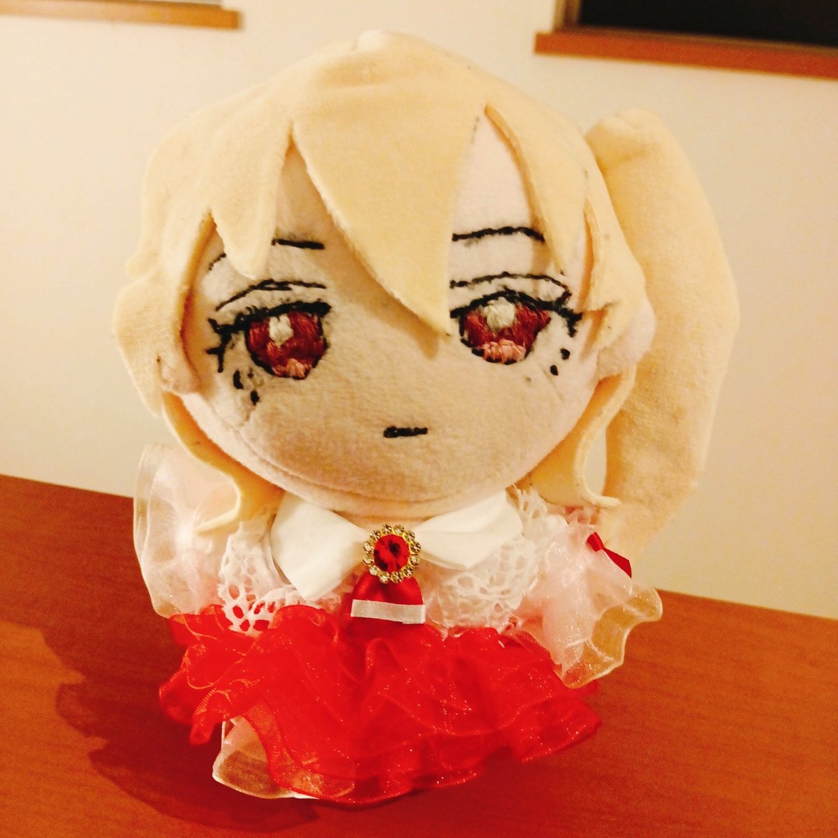 久しぶりにぬい製作中🪡
悪魔の妹
🥀フランドール・スカーレット🥀
あとはZUN帽…はたして作れるのかしら💧

#東方手芸部  #ぬい活