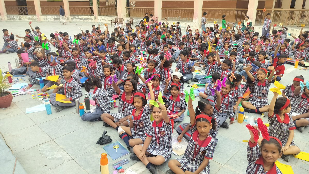 kv_jla's tweet photo. Skill Development --in Art and Craft -under Shikha Saptah in Primary Teachers and Students of KV BADAUN 
Wonderful learnings by all...worth spending time on such activities.
 #learningbydoing 
#joyfullearning https://t.co/NMaR6Z6j54