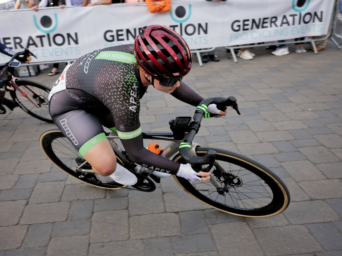 Lucy Glover of Shibden Apex RT third place in yesterday's final round of the National Circuit Series in Beverley #NatRoadSeries
