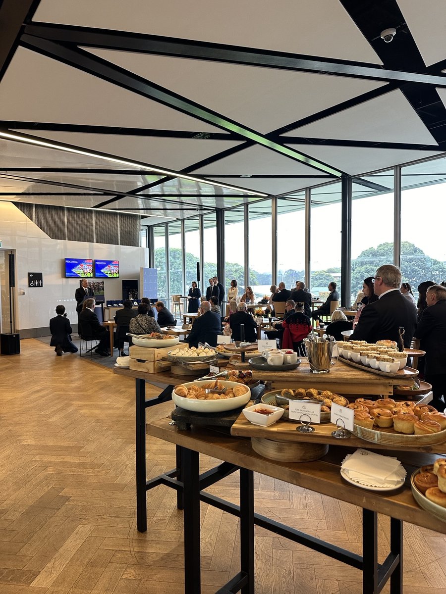 aus_turf_club's tweet image. ATC Chairman Peter McGauran kicks off proceedings for Industry Celebration Day @aus_turf_club along with MC @Haynsie75