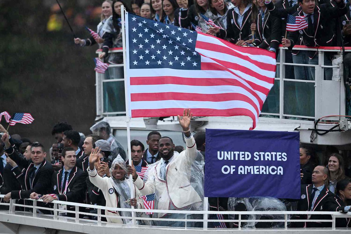 Buck3teers's tweet photo. Breaking: LeBron James has selected Bronny James to be the next flag bearer in the 2028 Olympics https://t.co/nDNSzFXxzK