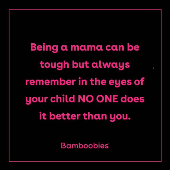 You may doubt yourself sometimes, or all the time, but you are the mom for the job and no one could be a better mother to your child than you.
Source: @mamahood.vibes