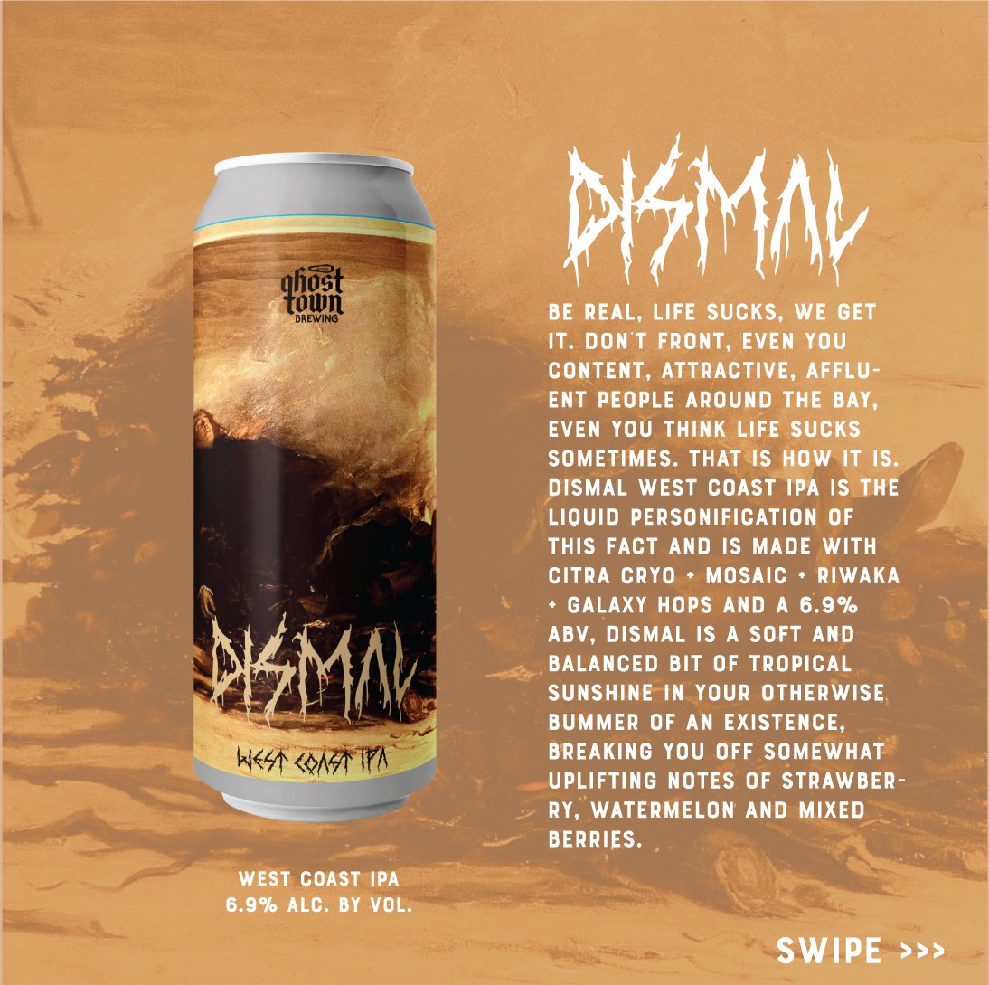 GhostTownBeer's tweet photo. Warning: Consuming These Fresh To Death Beers May Cause Actual Happiness

You can find some of these and us, your favorite eldritch creatures, tomorrow at Faction's unmissable Ales For ALS Festival on Alameda. https://t.co/Z1EV61aDQ1