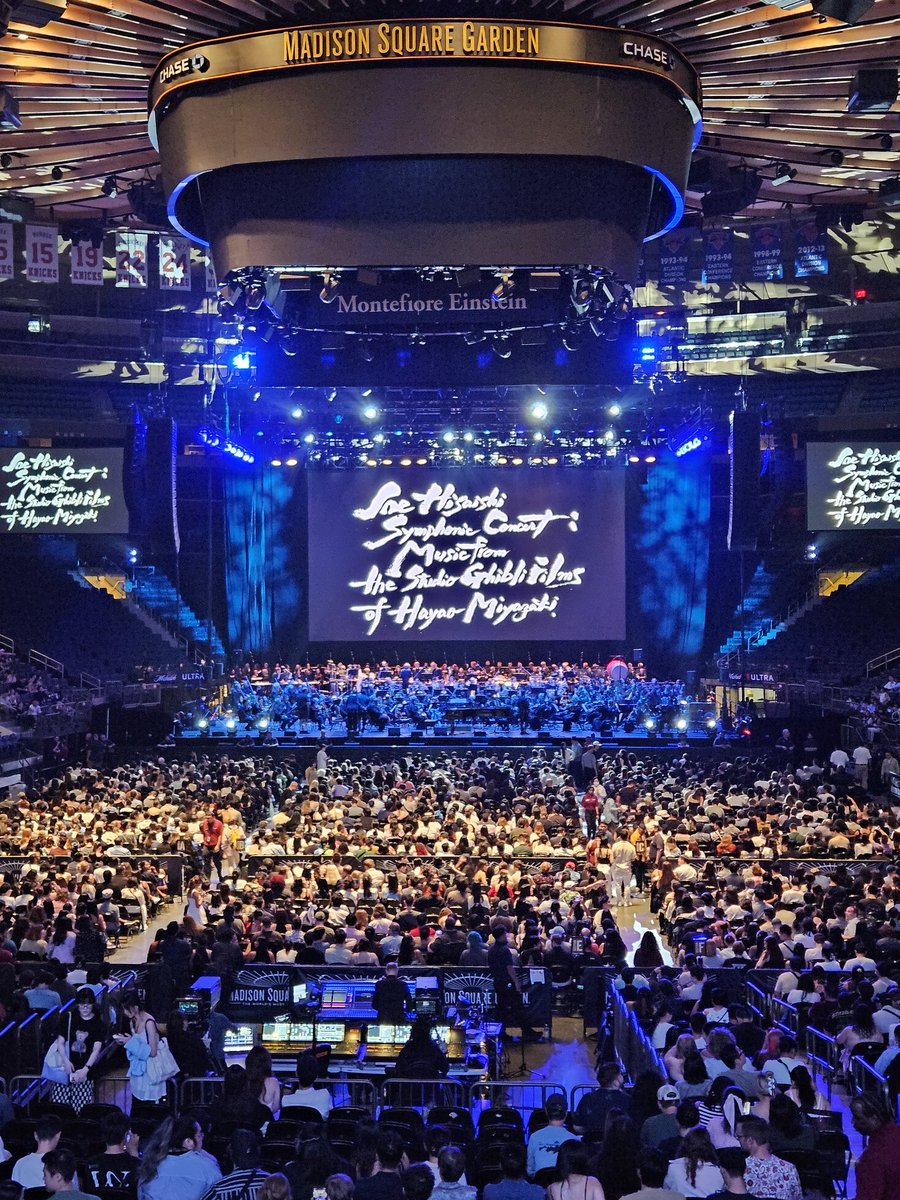 Joe Hisaishi: Music From Studio Ghibli was next level! Arguably one of the best orchestral concerts one can experience! #NYC #madisonsquaregarden