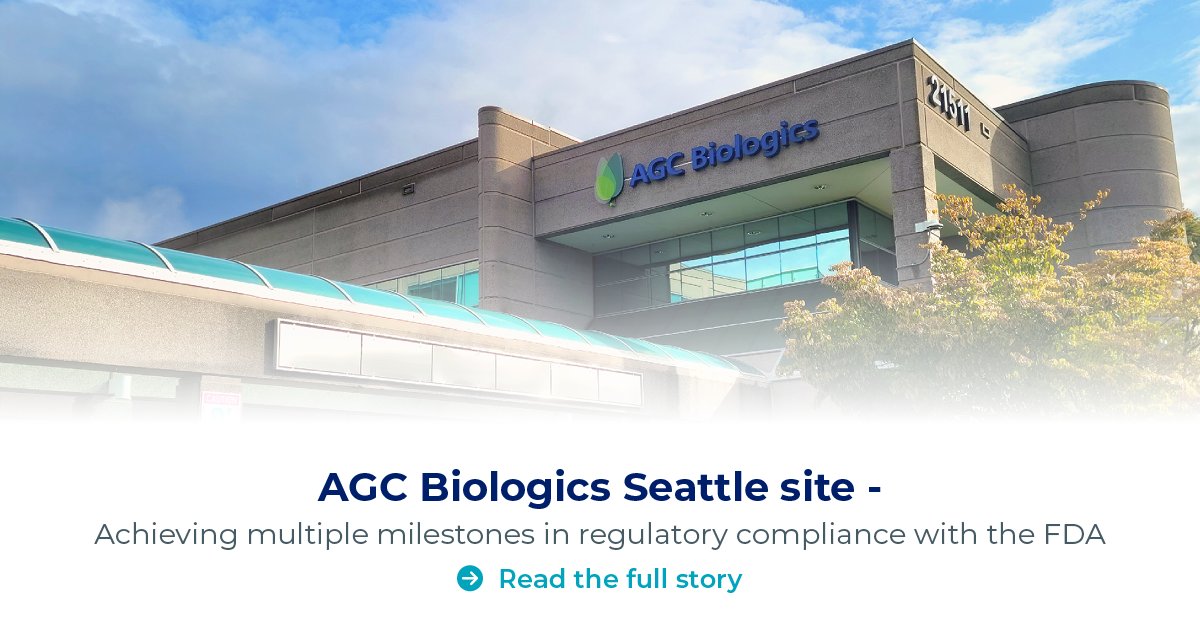 AGC Biologics' Seattle Campus achieved a major regulatory milestone in March 2024, passing an FDA multi-product inspection, leading to the approval of two new products for commercial production. Read the full press release here: hubs.ly/Q02J7mbk0