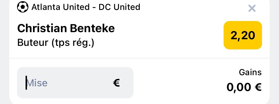 PronoLi_'s tweet photo. BET BUTEUR Confiance
Atlanta 🇺🇸
BENTEKE Buteur 2.2
❤️ SI TU SUIS #TeamParieur #Pronos https://t.co/yNWMchTJHj