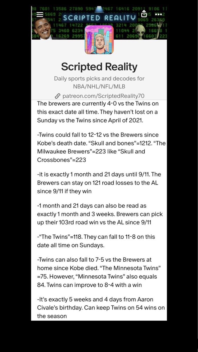 scriptedreal1ty's tweet image. 7/21- Brewers cash in yet another 9/11 ritual