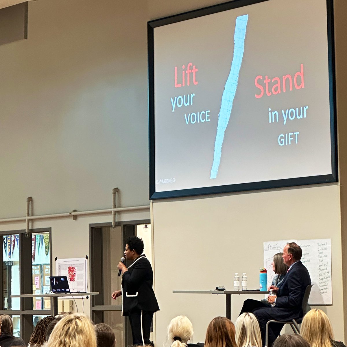 .<a href="/Regina_Owens/">Dr. Regina S. Owens</a> is filling my heart, feeding my soul, and freeing the tears in this #ignite closing keynote! #giftedandgraced #plcinstitute #educatorwellness <a href="/SolutionTree/">Solution Tree</a> <a href="/FSSchools/">Fort Smith Public Schools</a>