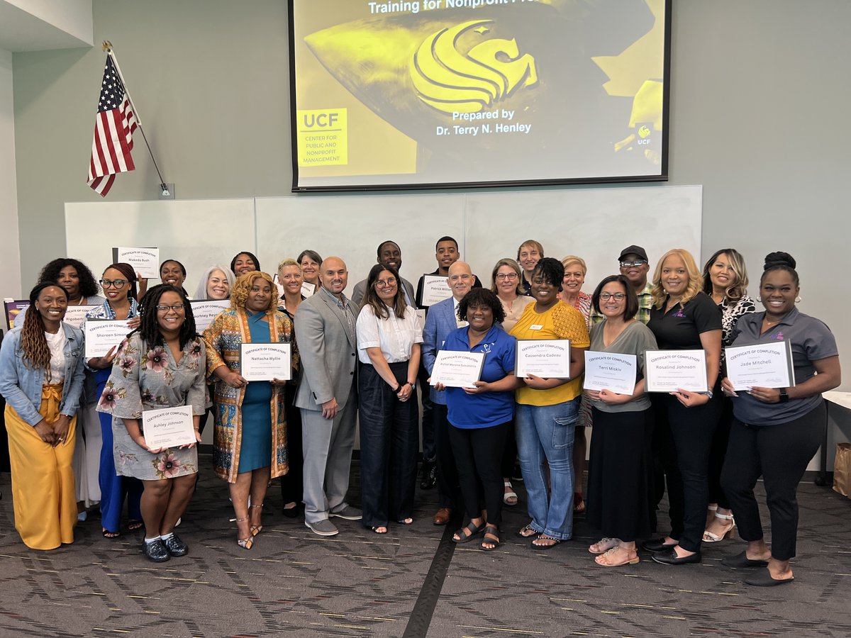 UCF Center for Public and Nonprofit Management tweet media