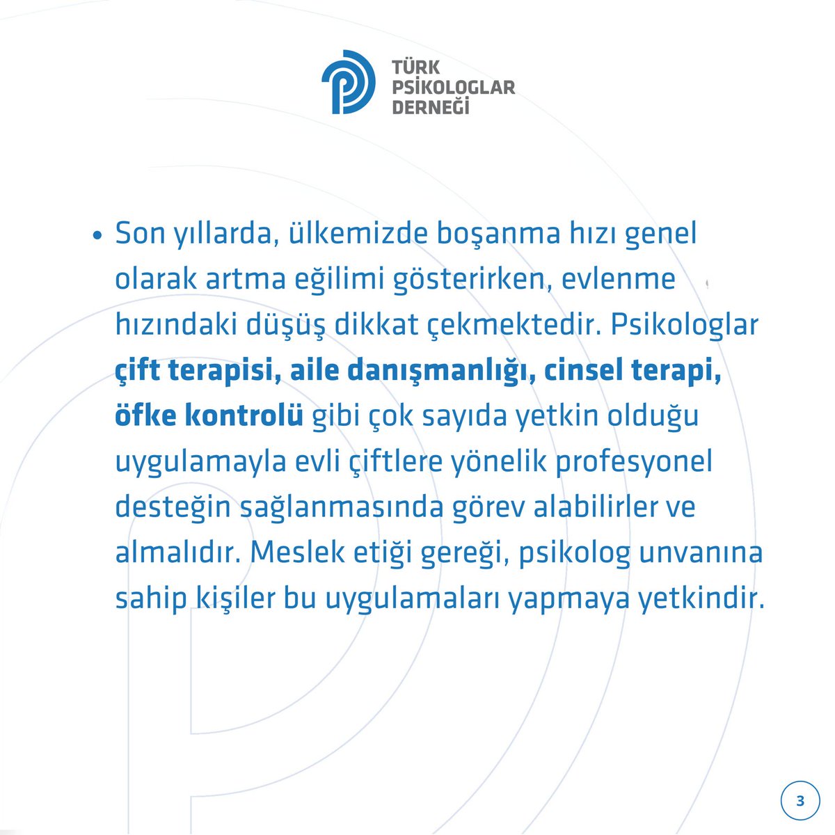Türk Psikologlar Derneği tweet media