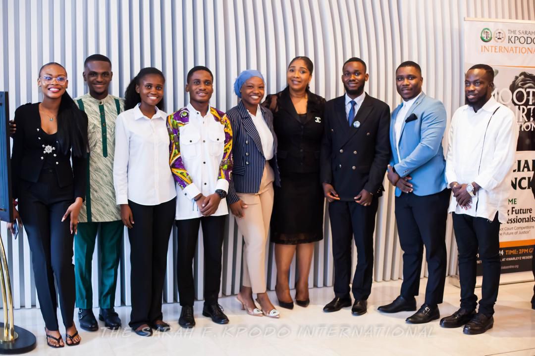 alsa_ghana's tweet photo. The pursuit of justice begins here! 🏛️📚 Highlights from the launch of the Sarah Fafa Kpodo Moot Court Competition, where young legal talents converged to showcase their skills. #SFKMootCourt #LaunchHighlights https://t.co/xqQZ4toC9N