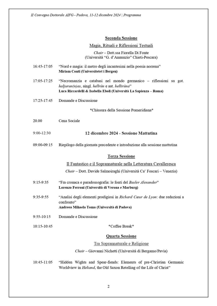 GiulianoMarmora's tweet photo. Not that far from Iceland... If you happen to be in Padua, join us for a conversation on the Fantastic and the Supernatural in Germanic Medieval Literatures 🧙🧌👻

#fantastic #phdconference #phds #germanicphilology #supernatural #middleages #medieval #literature #linguistics https://t.co/8mMaxRmB6T