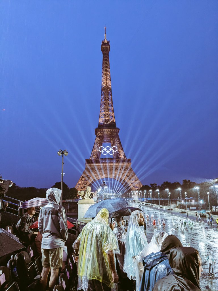 Things can only get wetter. #ParisOlympics2024