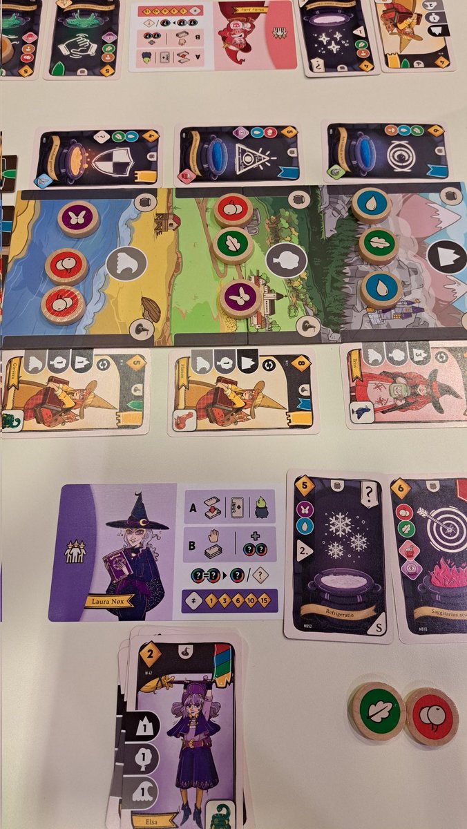 Sibi30015224's tweet photo. #Witchdom haben wir auf der #BerlinCon gespielt und mitgenommen. Netter kleiner Absacker bzw. gut was für meine Wenigspieler-Runden oder Neulinge beim Spieletreff. Bisschen Deckbuilding, Ressourcen sammeln, Aufträge erfüllen, Set-Collection. Geht zu zweit in 20 Minuten. 🙂🧙‍♀️🕷 https://t.co/FNFmSI8Zla