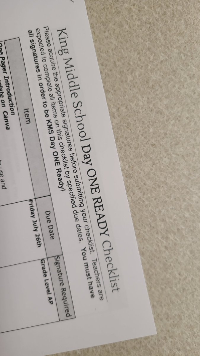 APdluckett's tweet photo. S
We are on track to complete all of our tasks on MLK's DAY One Ready checklist! Shout out to our new 7th grade teacher, Mr. Dennard. His classroom has spaces that give our scholars opportunities to collaborate and self-reflect. Go, Mr. Dennard!!!
#Buildingculture
#LearnGrowLead https://t.co/QUXHKZODck