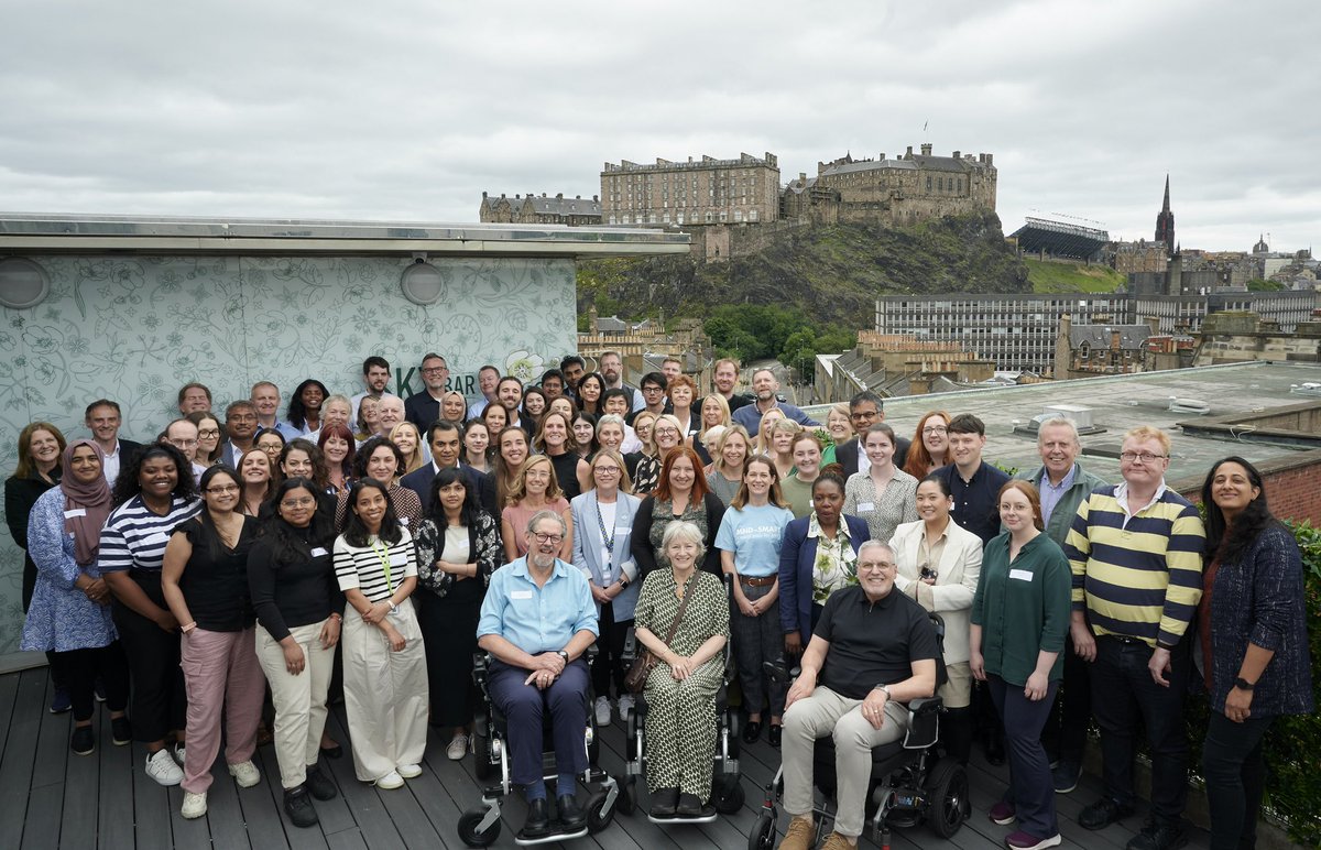 We were honoured to host our annual <a href="/mndsmart/">MND-SMART</a> gathering in #Edinburgh last week. Over 80 friends, colleagues, &amp; funders working closely alongside people with lived experience of #mnd to improve outcomes for #mnd #als through our national network of sites in all 4 UK nations