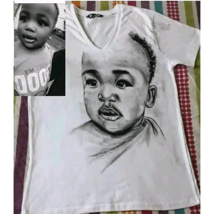XArt03's tweet photo. @ShowmaxOnline Good evening 
"I do Hand Painted Portrait t-shirts"👕👨🏾‍🎨
R500 for a black and white painting 
R700 color (100% cotton t-shirt is included and you just send the image you want done
0723131942 WhatsApp or call me
I'm in Durban and I courier also at R99 https://t.co/q4vPl4wz0E