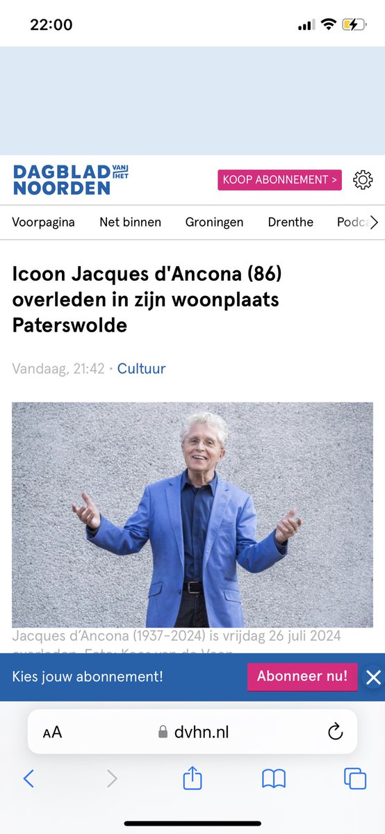 johan05024017's tweet photo. Toch tussen alle feestvreugde (#OlympischeSpelen) door ff dit droevige nieuwsโฆ. ๐ฅฒ
#RIP #JacquesDancona https://t.co/v4vuZVWj0h