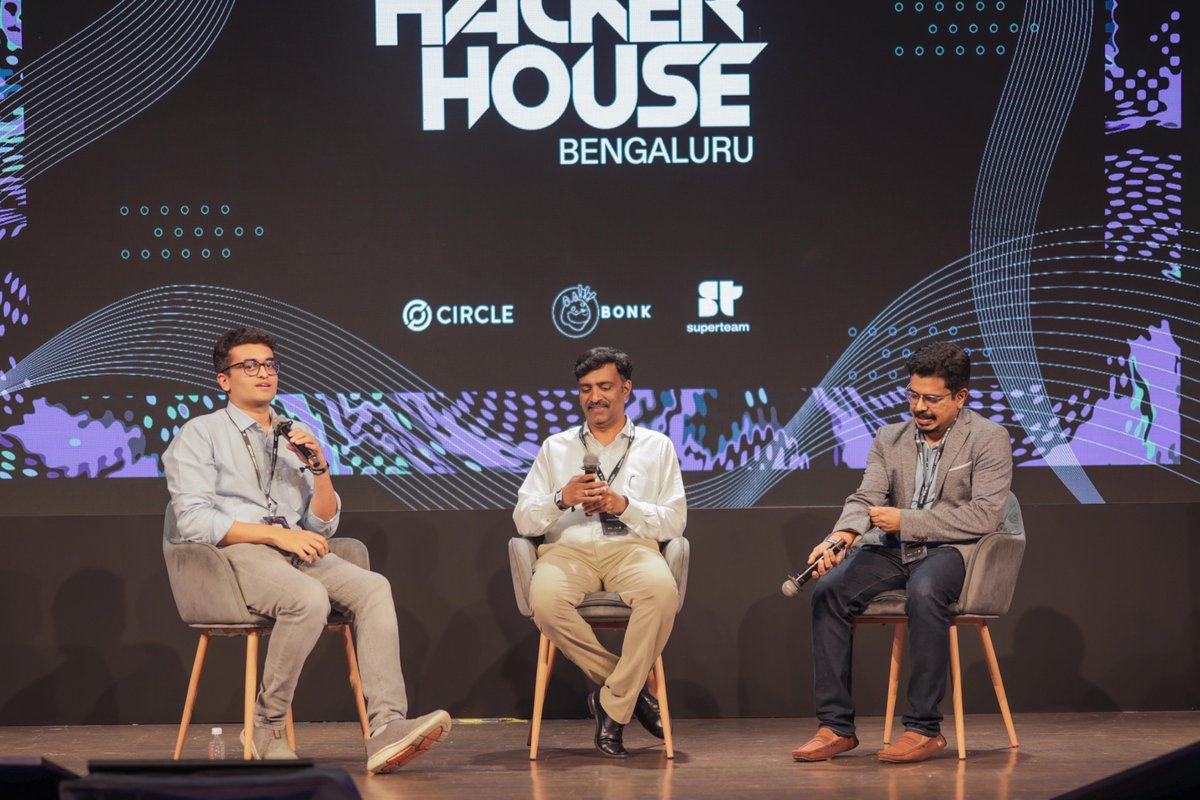 Superteam India (@superteamin) on Twitter photo the last panel of the day ft. @sujithnairk and <a href="/kvishy23/">vishal anand kanvaty</a>
they talked all about building interoperable open protocol as a public good🌟
moderated by <a href="/AdityaShetts/">Aditya Shetty</a> 🎙 the last panel of the day ft. @sujithnairk and <a href="/kvishy23/">vishal anand kanvaty</a>
they talked all about building interoperable open protocol as a public good🌟
moderated by <a href="/AdityaShetts/">Aditya Shetty</a> 🎙
