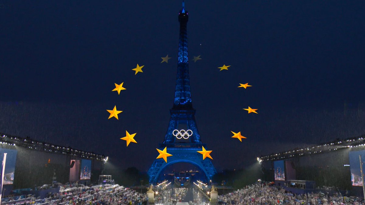 United in diversity! 🌍

#LetsMove as we celebrate the variety of music, dance, language and culture that defines Europe. Time for the final countdown! 😉

#Paris2024 #OpeningCeremony