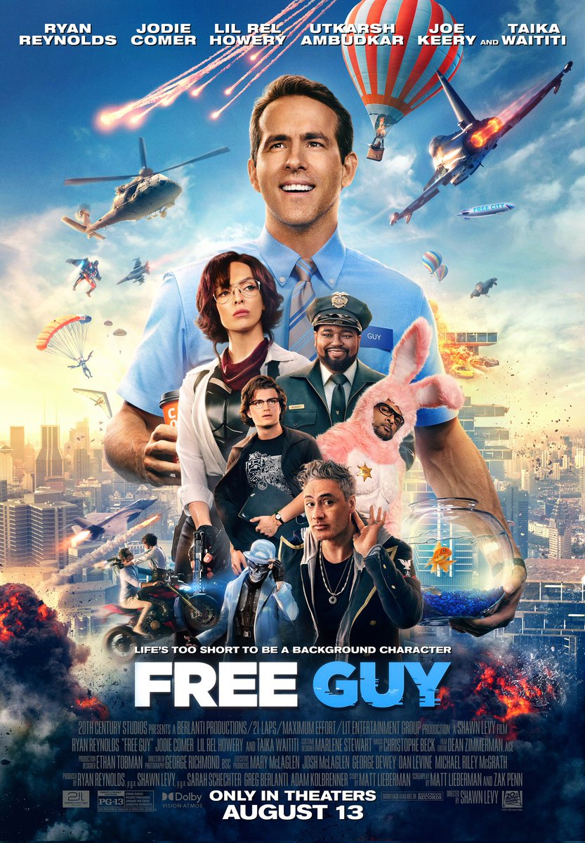 Lost_In_Films_'s tweet image. Now watching Free Guy on #Film4