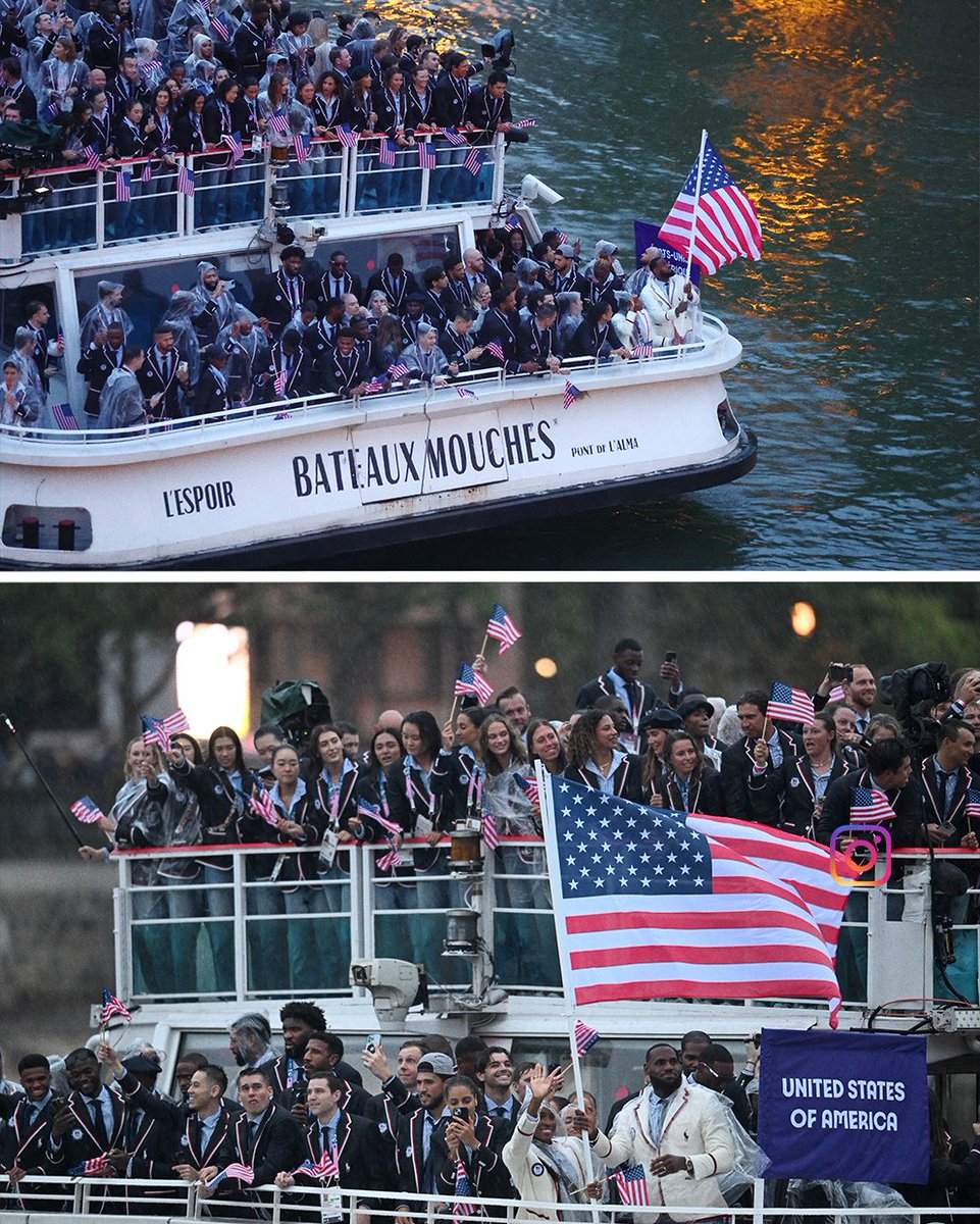 ESPN (@espn) on Twitter photo LeBron James and Coco Gauff bearing the flag for Team USA in Paris 🇺🇸 👏
#Paris2024 LeBron James and Coco Gauff bearing the flag for Team USA in Paris 🇺🇸 👏
#Paris2024