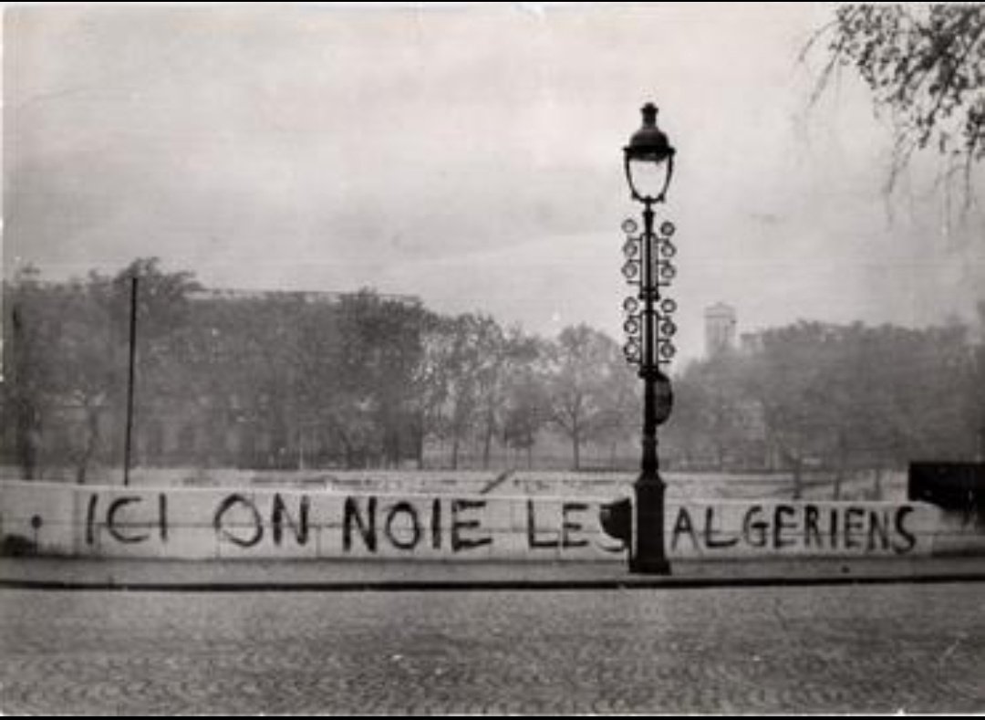 The Algerian delegation at the 2024 Olympics threw flowers into the Seine.

This was in memory of the hundreds of Algerian nationals who were ki!!ed, and their bodies thrown in the river after they peacefully protested in Paris, demanding independence from French colonial rule.