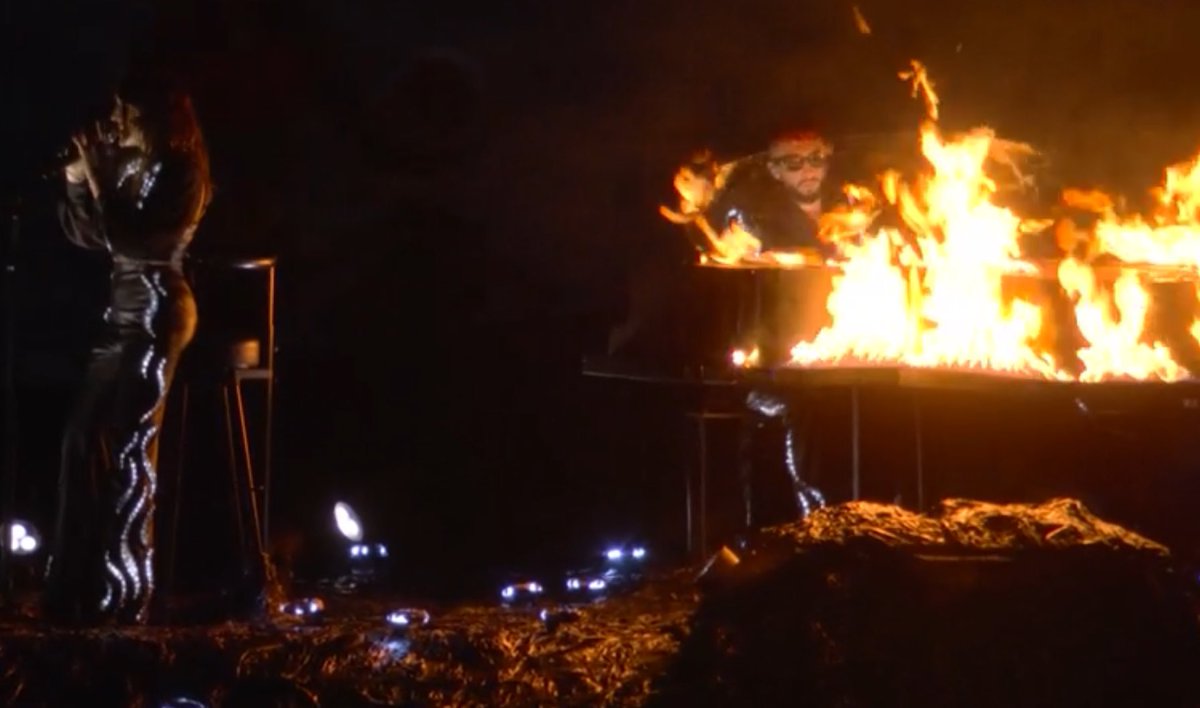 scottygb's tweet image. This #OpeningCeremony is just an expensive Eurovision discuss