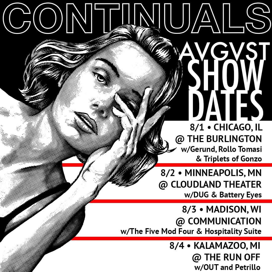 Thursday, August 1 <a href="/burlingtonbar/">burlington bar</a> w/ Continuals (DC), Gerund, and Triplets of Gonzo! Do it!